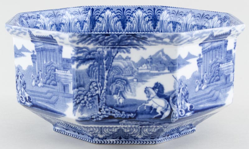 Bowl large octagonal c1920s